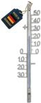 TFA Dostmann Analoges Au&szlig;enthermometer, aus Metall, wetterfest, freistehende