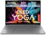 Lenovo Yoga Slim 7i AI Laptop | 14'' WUXGA OLED Display | Intel Core Ultra 7 | 32GB
