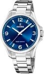 Festina Herrenuhr Analog Solar aus Edelstahl 316l Silberfarben |...