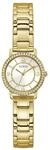 Guess Damen Armbanduhr Melody mit goldfarbenem Edelstahlarmband, 3 Bar,