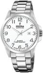 Festina Swiss Made Herrenuhr Analog Edelstahl 316L Silber - Quarz Datum - Saphirglas,