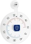 TFA Dostmann Thermo Disc analoges Fensterthermometer, bequemes Ablesen,