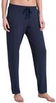 Schiesser Damen Pyjamaunterteil, Modern, Blau, 175480, 48