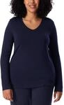 Schiesser Damen Schlafshirt Langarm Modal - Mix + Relax Pyjamaoberteil, Blau_175477,