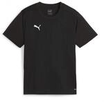 PUMA Unisex Teamfinal-trainingstrikot Jr Performance Tee, Puma Black-puma Silver, 140