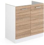 Vicco Sp&uuml;lenunterschrank R-Line, Sonoma, 80 cm ohne Arbeitsplatte, zur freien