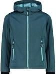 CMP Kinder Hoodie Jacke, deep Lake Mel.-Acqua, 152