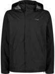 CMP - Herrenjacke mit Kapuze und Druckkn&ouml;pfen, Schwarz, 46