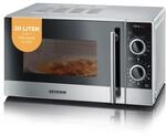 Severin 2-in-1 Mikrowelle mit Grill, 700 W, Grillofen mit 9...