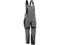 Grizzlyskin Latzhose Grau/Schwarz N68 - Workwear Arbeitshose für Männer &...