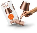 SIGOR Nuindie 2.0 mini LED Akku-Tischlampe, bronzefarben