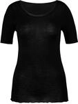 CALIDA True Confidence T-Shirt Damen, aus Wolle-Seide, Feinripp,