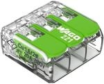 WAGO Green Range Klemme 3-Leiter I bis 4mm&sup2; I Verbindungsklemme 3 Leiter mit Hebeln