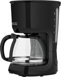 ECG KP 2116 Easy,Drip-brew coffee machine, 1,25 litre water tank capacity, Schwarz