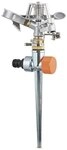 Siena Garden Impuls-/Sektorenregner, Rasensprinkler, Sprenger, silber, 29x12x5cm,