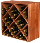 PROREGAL Modulares Weinregal VINCELLAR MOD | HxBxT 60x60x30cm | Rauten Modul...