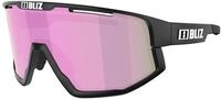 Bliz Damen Fusion Small Sonnenbrille, Matt Black/Brown W Rose Multi, One Size