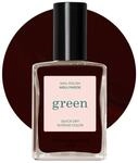 Manucurist Green Schwarzroter Nagellack Hollyhock - Nagellack Schnelltrocknend -