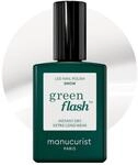 Manucurist Green Flash&trade; Wei&szlig; Gel Nagellack Snow - Hema Free UV Lack, 12-Free Lack,
