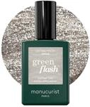Manucurist Green Flash&trade; Gel Nagellack Silber mit Pailletten Disco