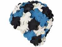 Fashy Damen Blüten-Gummibadehaube, blau, 3191 50