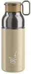 Elite MIA Trinkflasche Beige & Silber 650 ml &ndash; BPA-frei, Leicht & Auslaufsicher &ndash;