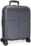 Pepe Jeans Highlight Kabinentrolley, blau, 40 x 55 x 20 cm, starr, ABS, integrierter