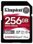 Kingston Canvas React Plus 256GB SDXC Speicherkarte UHS-II 300R/260W U3 V90 for Full