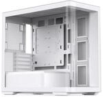 Jonsbo D300 Midi-Tower PC-Geh&auml;use &ndash; Wei&szlig; | Micro-ATX Case mit 270&deg; Tempered