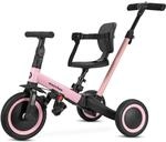 moovkee. 6in1 Dreirad ab 1 Jahr mit Schubstange - Rosa Laufrad - Kinderfahrrad