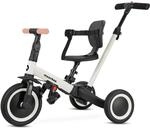 moovkee. 6in1 Dreirad ab 1 Jahr mit Schubstange - Beige Laufrad - Kinderfahrrad