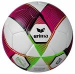 Erima Unisex &ndash; Erwachsene HYBRID Training 2.0 Fu&szlig;ball (7192416), rot/Green Gecko,