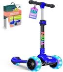 KIDIZ&reg; Roller Kinder Scooter X-Pro2 Dreiradscooter mit PU LED Leuchtenden R&auml;der