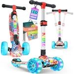 KIDIZ&reg; Roller Kinder Scooter X-Pro2 Dreiradscooter mit PU LED Leuchtenden R&auml;der