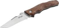 Walther Messer Adventure Folder Wood- Extrem scharfes und robustes Survivalmesser-