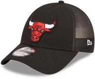 New Era Chicago Bulls NBA Home Field Black 9Forty Trucker Strapback Cap -...