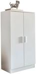 Wohnling Schuhschrank mit 2 T&uuml;ren Wei&szlig; 55x108x35 cm Schuhregal Holz geschlossen,