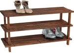 Kesper 69733 Schuhregal dreist&ouml;ckig, FSC-zertifizierte Tanne, Ma&szlig;e: 77 x 26 x...