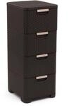 CURVER Regal mit 4 Schubladen Style