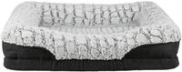 Trixie orthop&auml;disches Hundebett Vital Lino 70 &times; 55 cm in schwarz/grau -