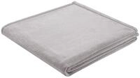 Biederlack Wohn Und Kuscheldecke Soft & Cover aus Polyester in der Farbe Silber,