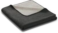 biederlack Wohndecke Duo Cotton Melange Baumwollmischung anthrazit-Silber...