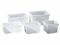 Stapelbehälter aus Polyethylen, konische Bauform - Inhalt 220 l - natur