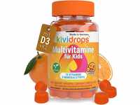 Vitamine für Kinder Multivitamin Frucht Gummies D3 K2 Vegan Halal Zuckerfrei