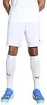 PUMA teamGOAL Shorts, Unisex-Erwachsene Gestrickte Shorts, PUMA White-PUMA Black,