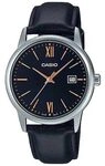 Casio Elegante Uhr MTP-V002L-1B3, Schwarz, Klassisch
