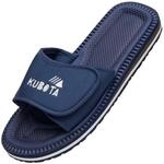 Kubota Badelatschen mit Klettverschluss Damen, Pantoletten, Hausschuhe, Badeschuhe