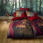fleuresse Mako-Satin Wendebettw&auml;sche Bed Art s Hirsch 1 Bettbezug 200 x 200 cm...