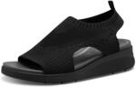 Tamaris Comfort Damen Sandalen mit Absatz Elastisch Vegan, Schwarz (Black), 38 EU