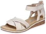 Rieker Damen Sandalen V3673-60 beige Gr. 39